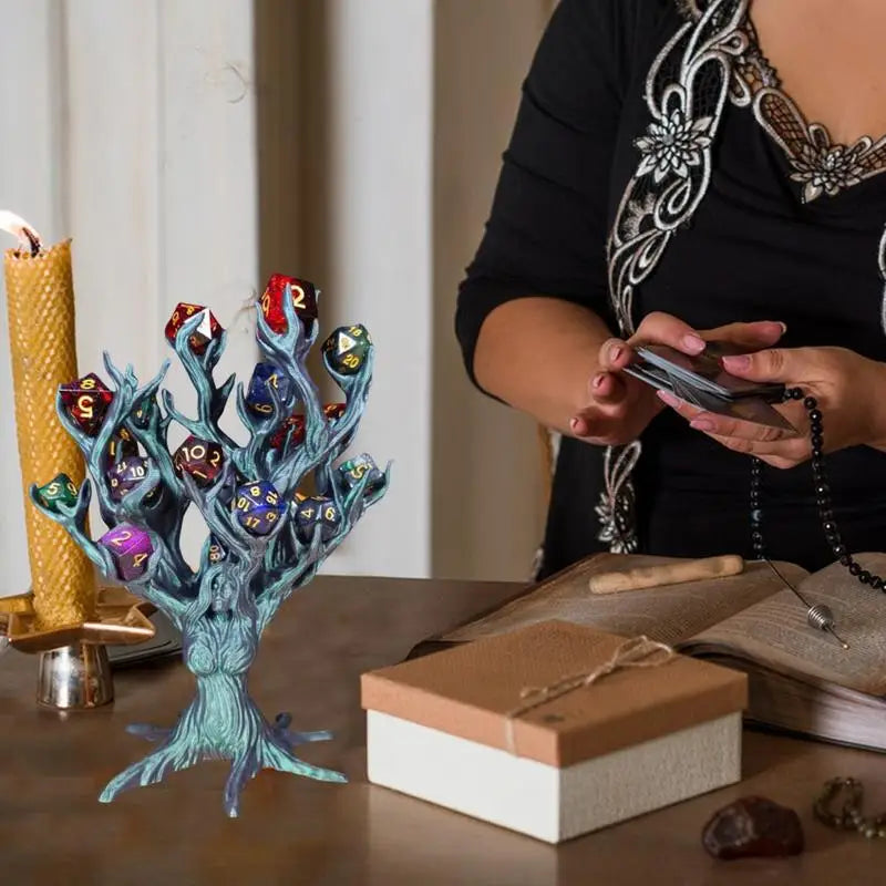 Dice Holder Tree Goddess Excluding Dice Tree Goddess Dice Tray 3D Dice Tower Sculpture Dice Tower Dice Rolling Tower table decor