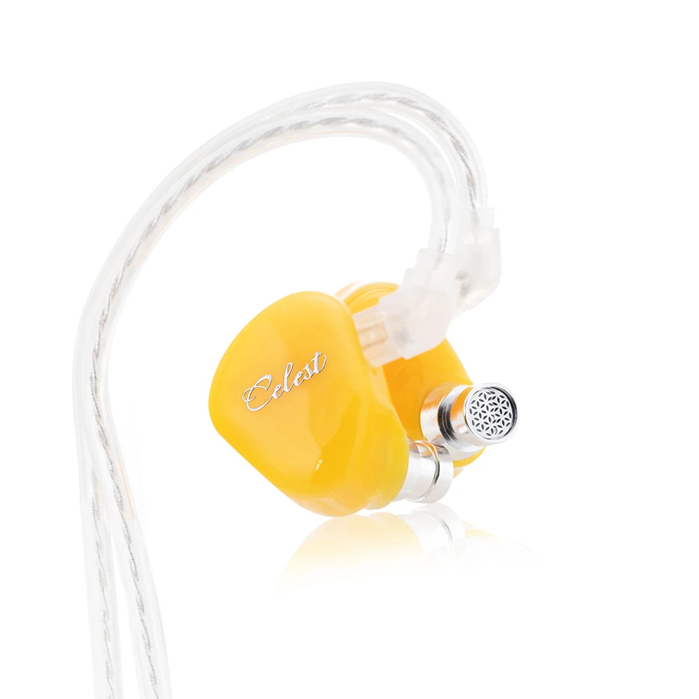 Celest Rue In Ear Earphones 6mm Micro Dynamic Driver Headphone For Gifts Earbuds Hifi Audio Music Headset Cable IEMs