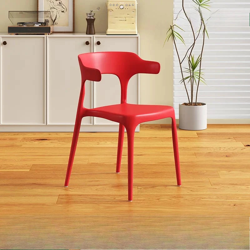 Kitchen Bedroom Plastic Chairs Stackable Dinette Kids Single Chair Party Dinner Sillas Para Sala De Estar Garden Furniture Sets