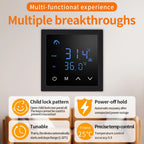 MH1828A Smart Thermostat LED Touch Screen Floor Heating Temperature Controller 85-265V Electric Heating Temp Regulator 16A