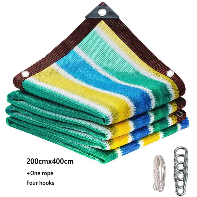 Multiple Sizes HDPE Sunshade Net Home Garden UV Protection 85-90% Sunshade Net Balcony Sunshade Car Shed Easy Installation