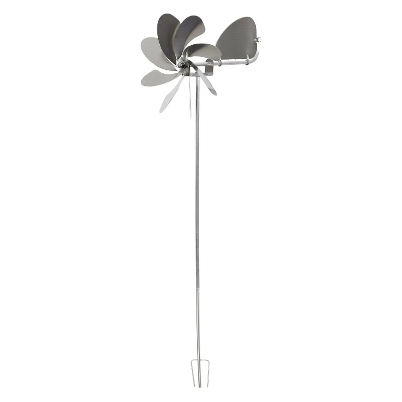 Metal Windmill Outdoor Wind Spinners 360 Degree Rotation Garden Lawn Decorations Metal Yard Decors Wind Sculptures