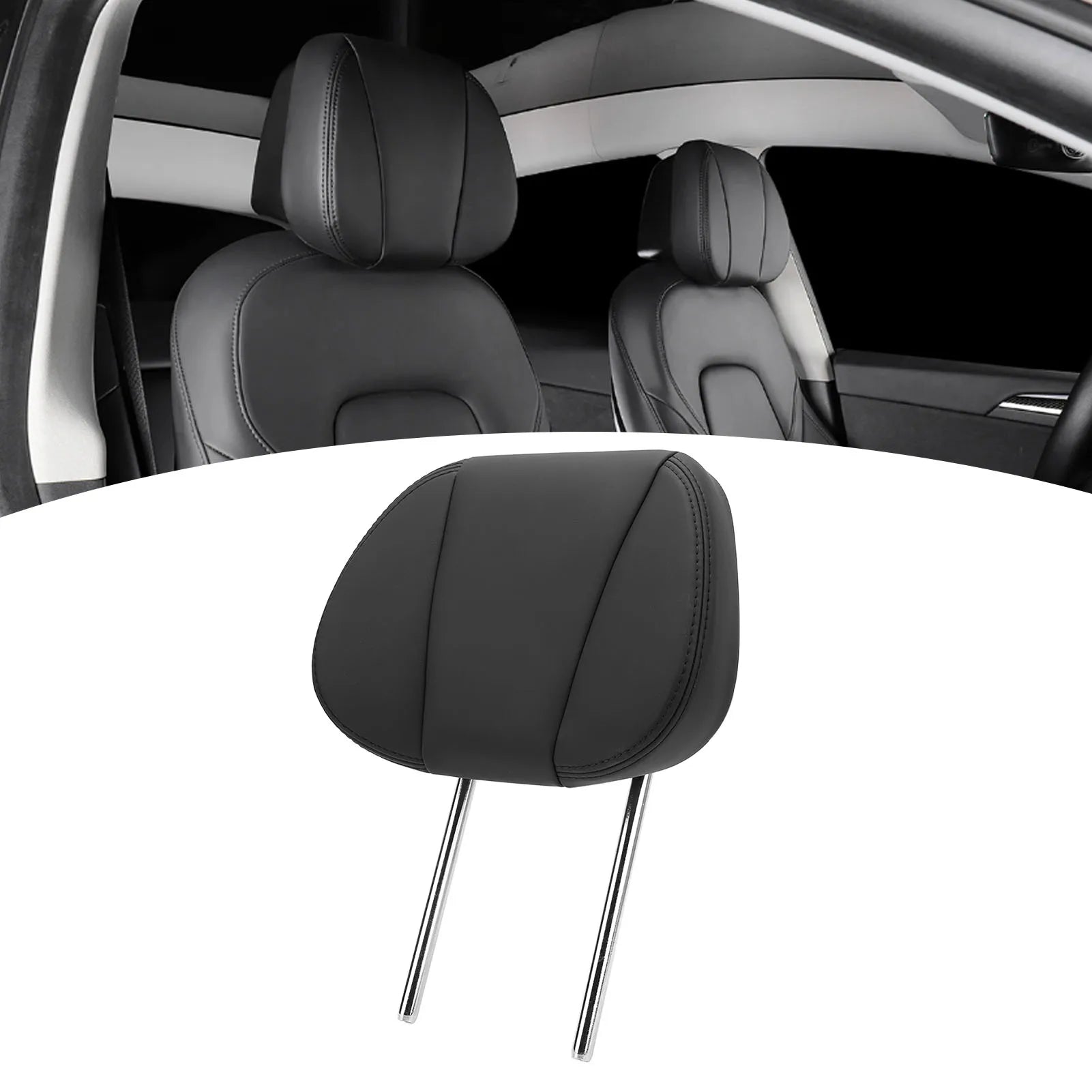 Car  Headrest 8 Way Adjustable Relieve Neck Fatigue Seat Headrest Replacement for   Y Car Seat Head Cushion