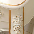 Luxury Makeup Vanities Storage Drawers Dressers Bedroom Organizer Vanity Makeup Desk Standing Corner Dressing Table with Light