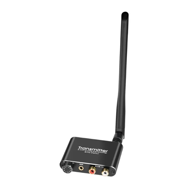 2.4ghz Wireless Wifi Audio Music Transmitter and Receiver With 3.5mm R/L RCA Wireless Audio adapter For DVD TV Computer CD
