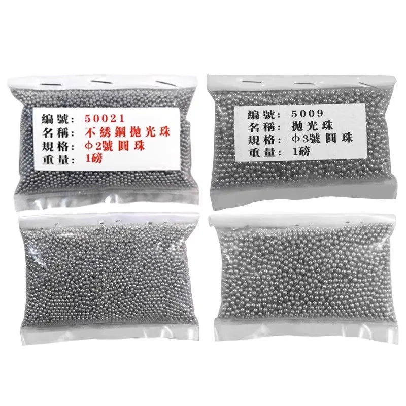 500g Stainless Steel Polished Beads Tumbling Media Pins Burnishing Media ,Rough Polishing  Precision Steel Balls solid Ball