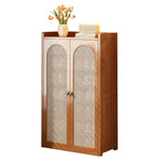 shoe cabinet multi-layer dust shoe rack large capacity double door shoe storage rack