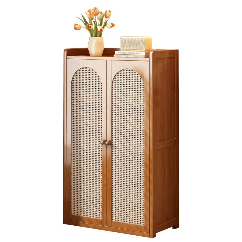 shoe cabinet multi-layer dust shoe rack large capacity double door shoe storage rack