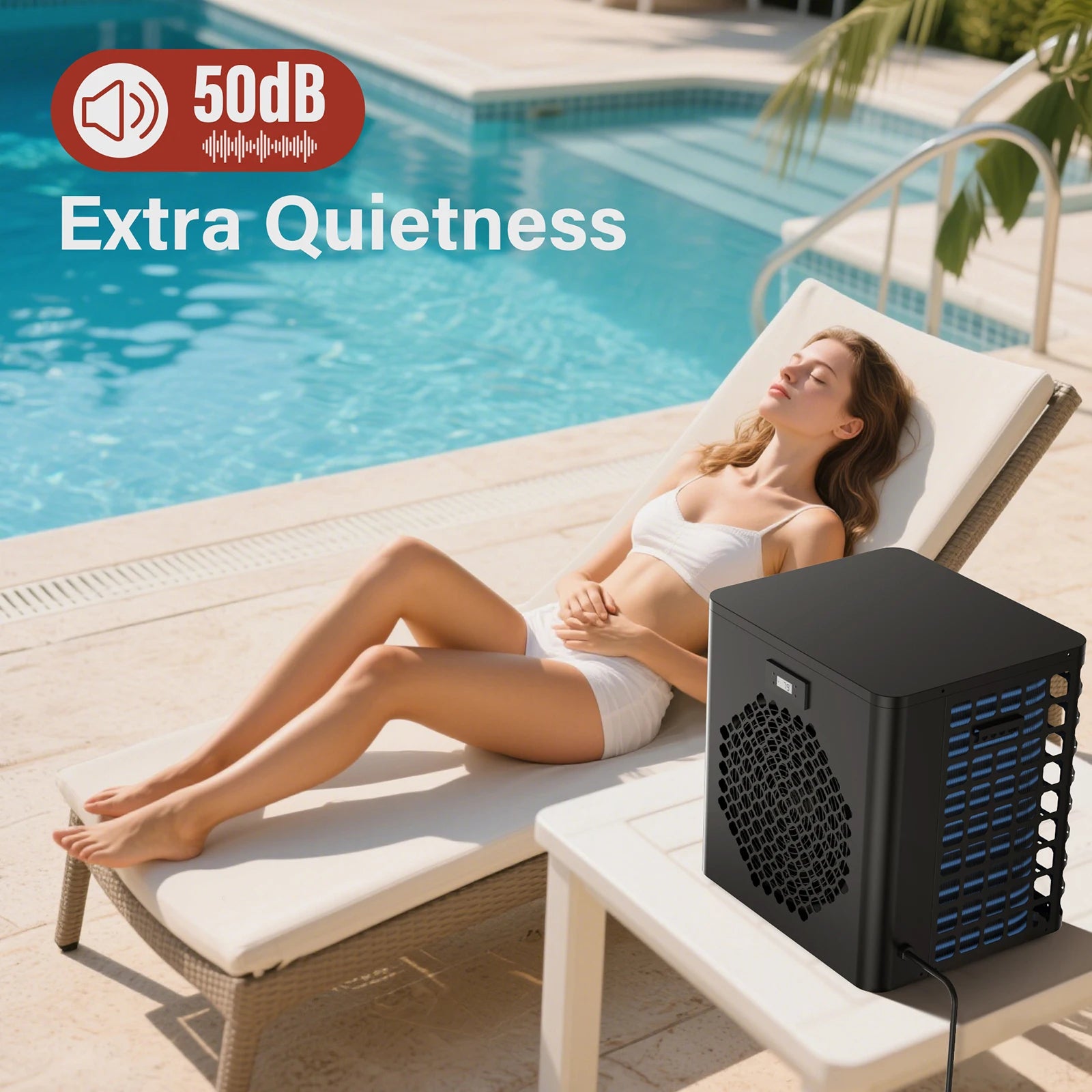 6K BTU Pool Heat Pump for Above Ground Pools