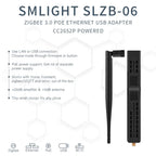SLZB-06/M/P7/P10/MR1 Zigbee3.0 Gateway Coordinator with PoE Ethernet/USB/WiFi Bridge Compatible Zigbee2MQTT Home Assistant ZHA