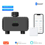 KEMEK Smart Programmable Sprinkle Timer 2 Zone Wifi Smart Garden Water Timer for Hose Faucet Irrigation with Rain Delay Feature