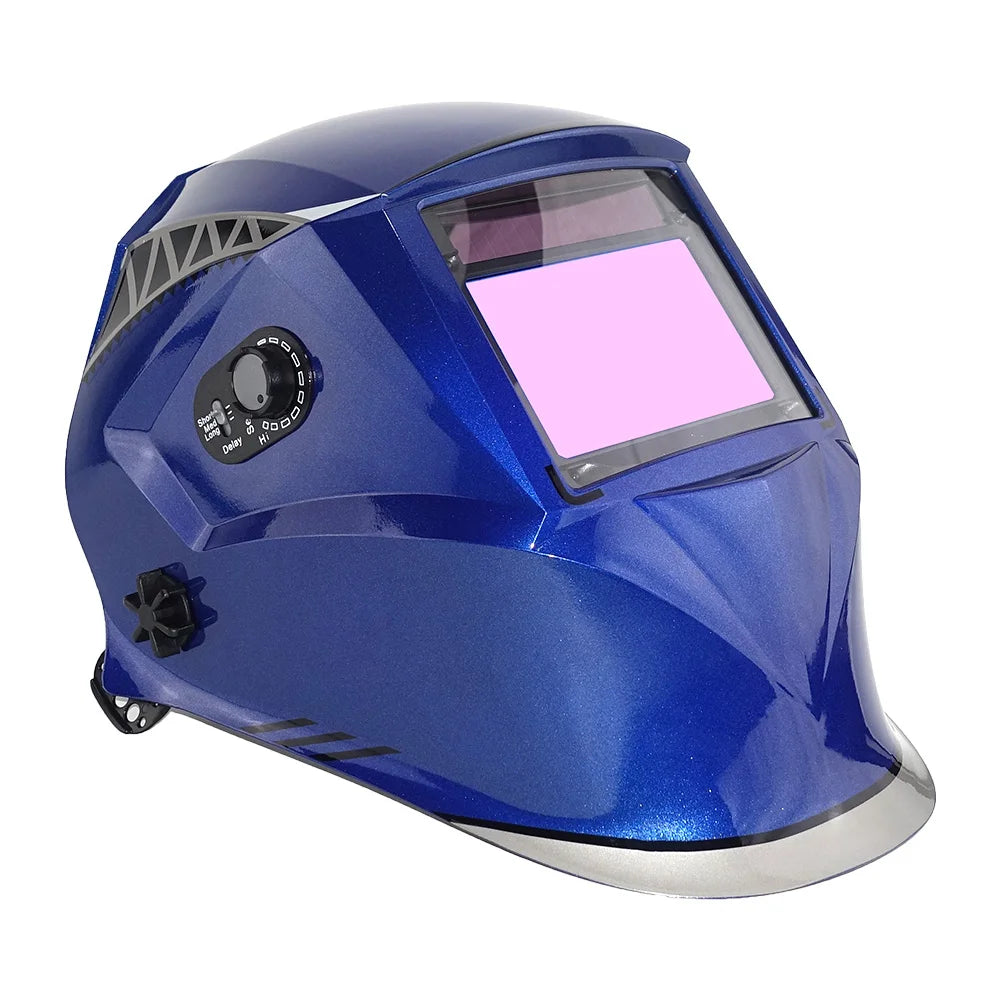 Welding Mask 100*65mm 1111 4 Sensors Grinding DIN 3/4-13 MMA MIG TIG EN 379 UL CSA AS Solar Auto Darkening Welding Helmet