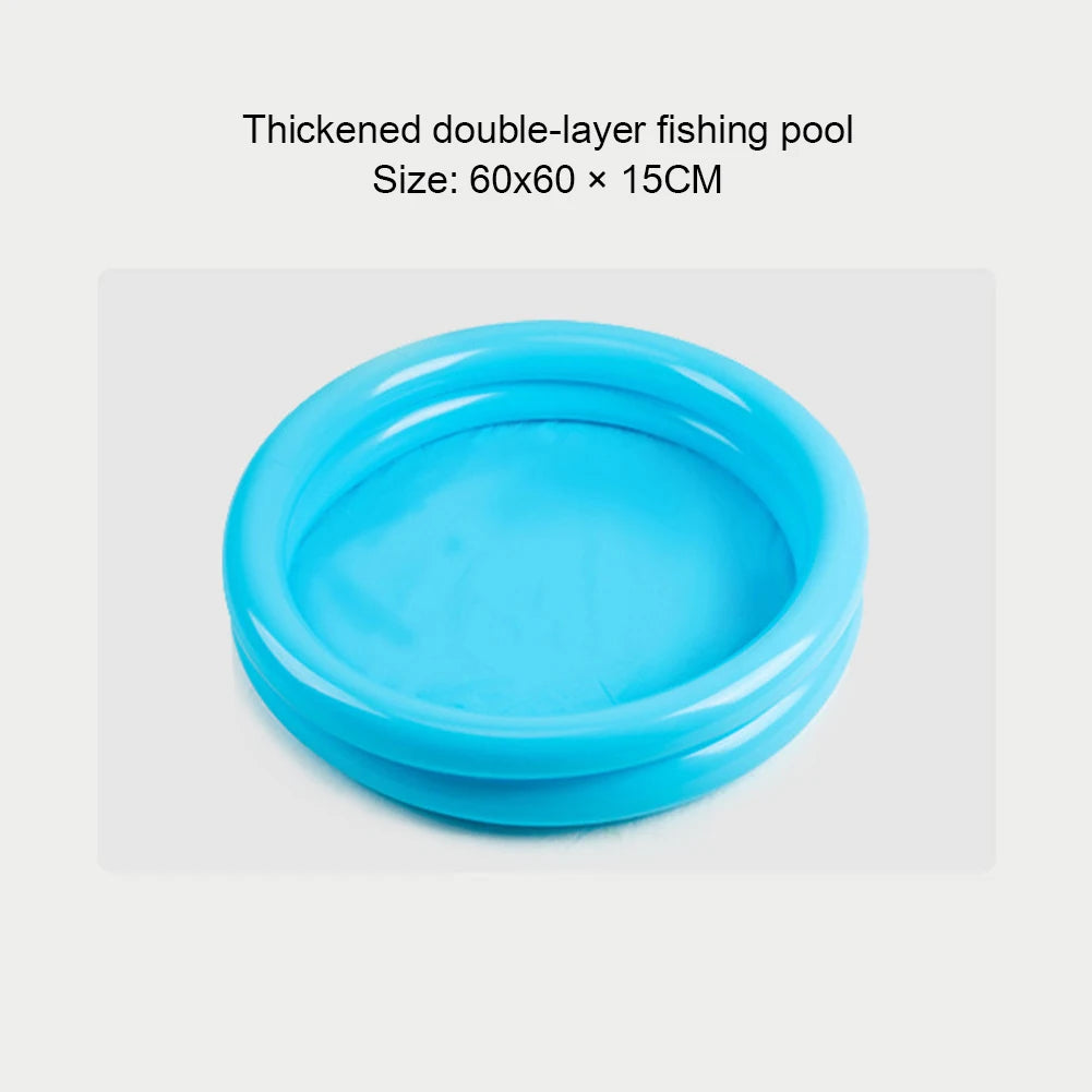 1-6PCS Baby Inflatable Swimming Pool Toddlers Round Blow Up Bathtub Children PVC Ball Pool Indoor Outdoor Swimming Accessories