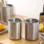 Kitchen Storage Basket Stainless Steel Cutlery Holder Chopstick Storage Holder Organizer Container Drainer Spoon Fork Chopsticks