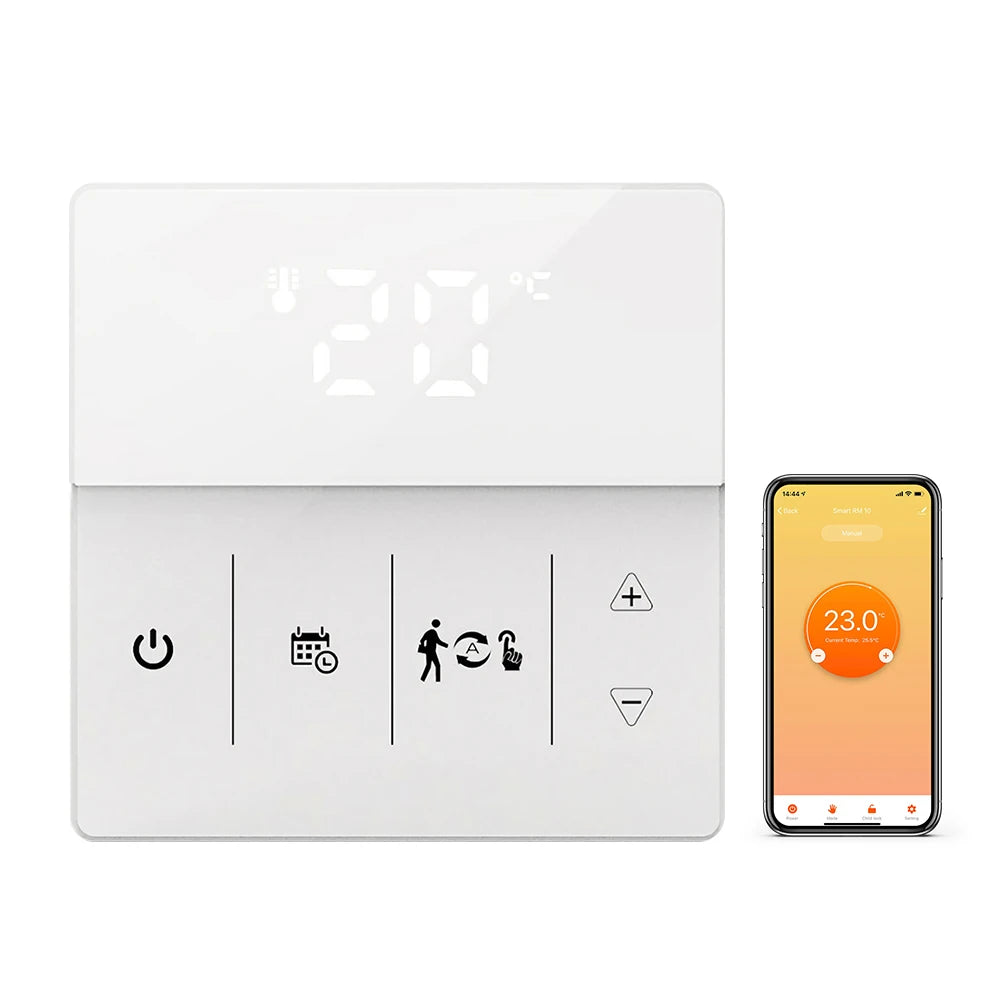 Beok Smart Thermostat for Gas Boiler Warm Floor Heating programmable Temperature Controller clearance sale
