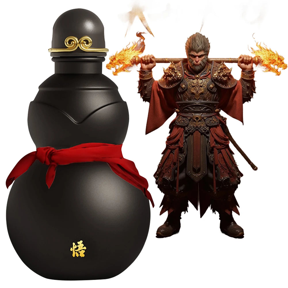 900ml Chinese Retro Wu Kong Gourd Water Bottle - Large Capacity