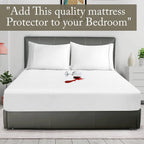 Luxury Split Head Waterproof Mattress Protector Queen-32 Top Split Size 18 Inch Deep Pocket Upper Flex Soft Padded Topper
