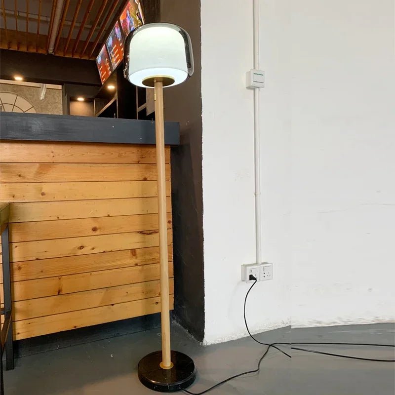 Modern Nordic Ins Simple Atmospheric Sofa Next To Decorative Lighting Living Room Bedroom Bedside Creative Glass Floor Lamp