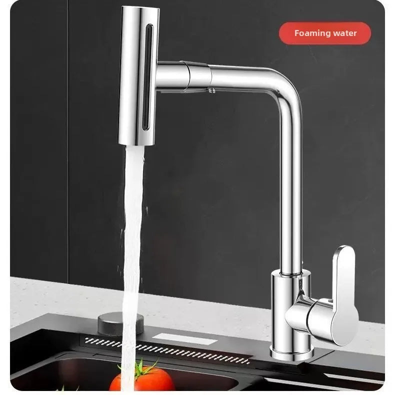 Kitchen faucet, rain waterfall, vegetable basin, dishwasher, household sink, hot and cold two-in-one pressurized