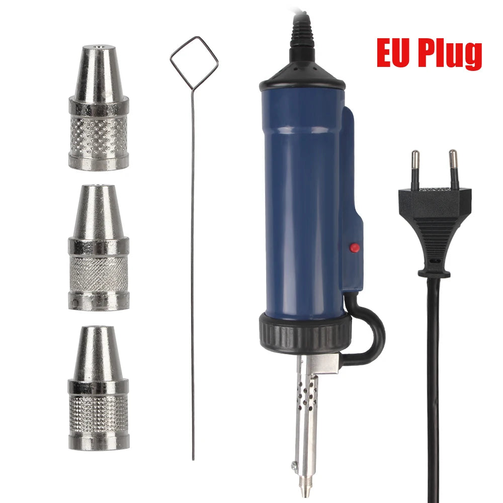 Tin Sucker Remove Pump Portable with 3 Suction Nozzle Vacuum Soldering New Desoldering Machine Electric Solder ADT03 Automatic