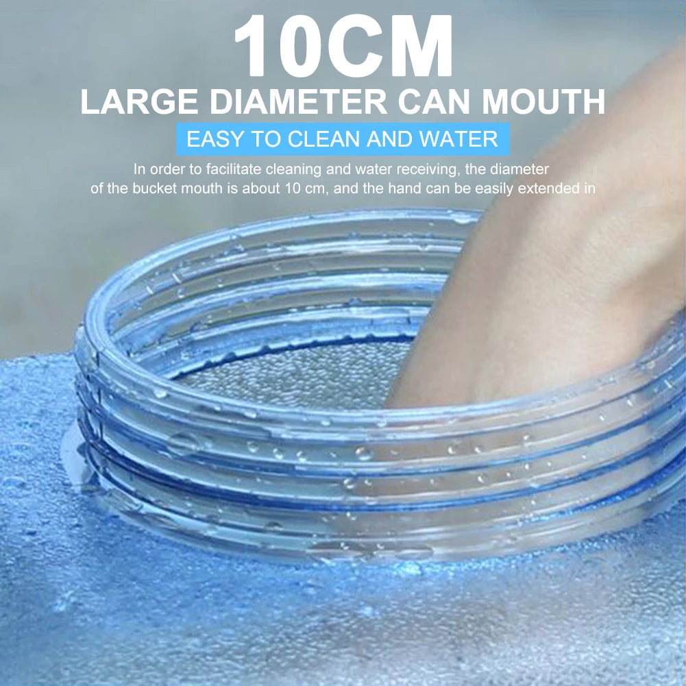 5.5/7.5/10/15L Camping Car Water Container PC with Faucet Water Storage Tank No Leakage Water Storage Bucket for Picnic Travel
