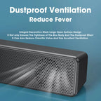 4D Bluetooth Computer Speaker Bar with Subwoofer Stereo Sound for Macbook Laptop Notebook PC Music Player Loudspeaker and Mic