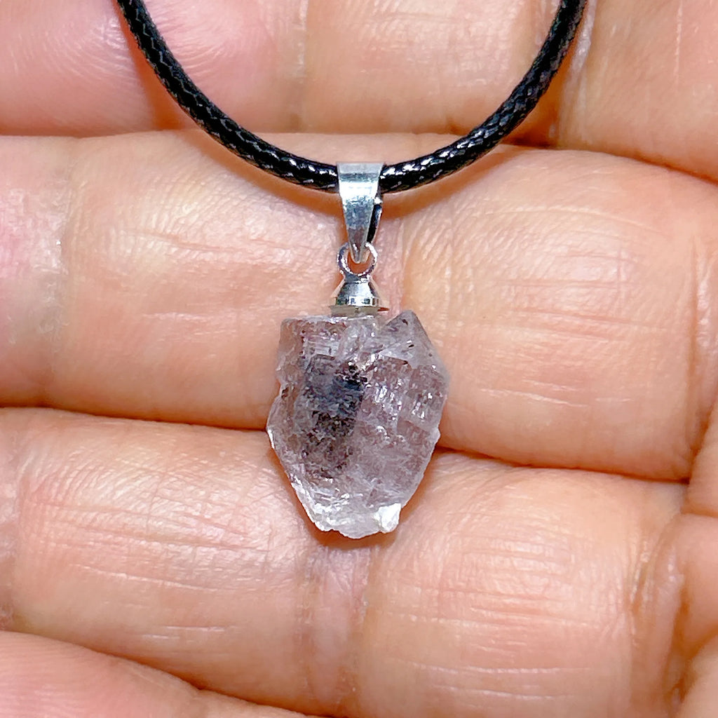 Natural Crystal Herkimer Diamond Pendant Hang Stone Gemstones Mineral Energy Reiki Home Decorations Gift Ore Crystals