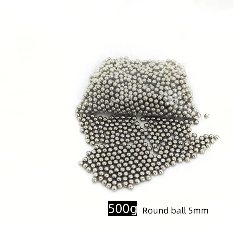 500g Stainless Steel Polished Beads Tumbling Media Pins Burnishing Media ,Rough Polishing  Precision Steel Balls solid Ball