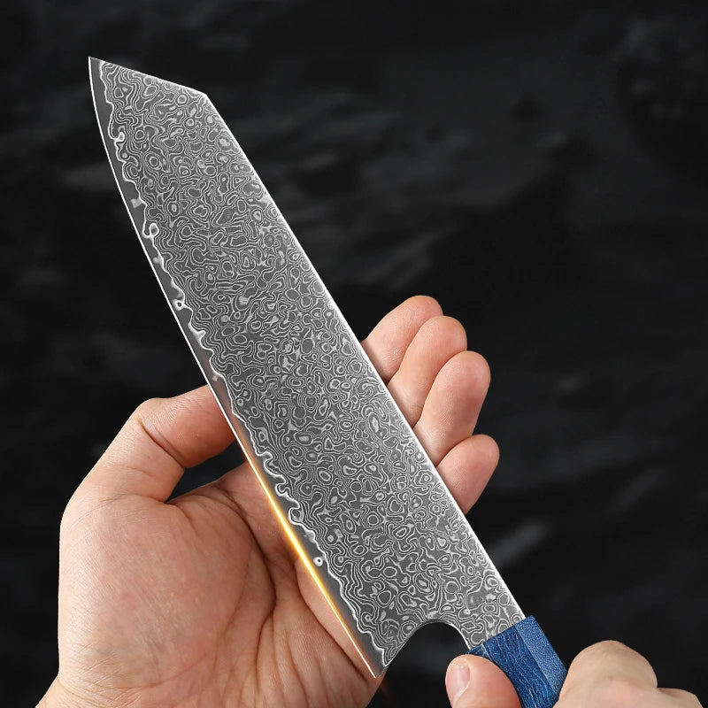 1-5 PCS Damascus Kitchen Knife Set 67 Layers VG10 Handmade Forged Chef knife sharp Stable wood Handle Janpan Kitchen knife