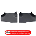 1- 8 Pcs For Tesla Model 3 Highland 2024 ABS Front Rear Door Sill Protector Threshold Strip Anti-kick Guard Panel Waterproof Pad