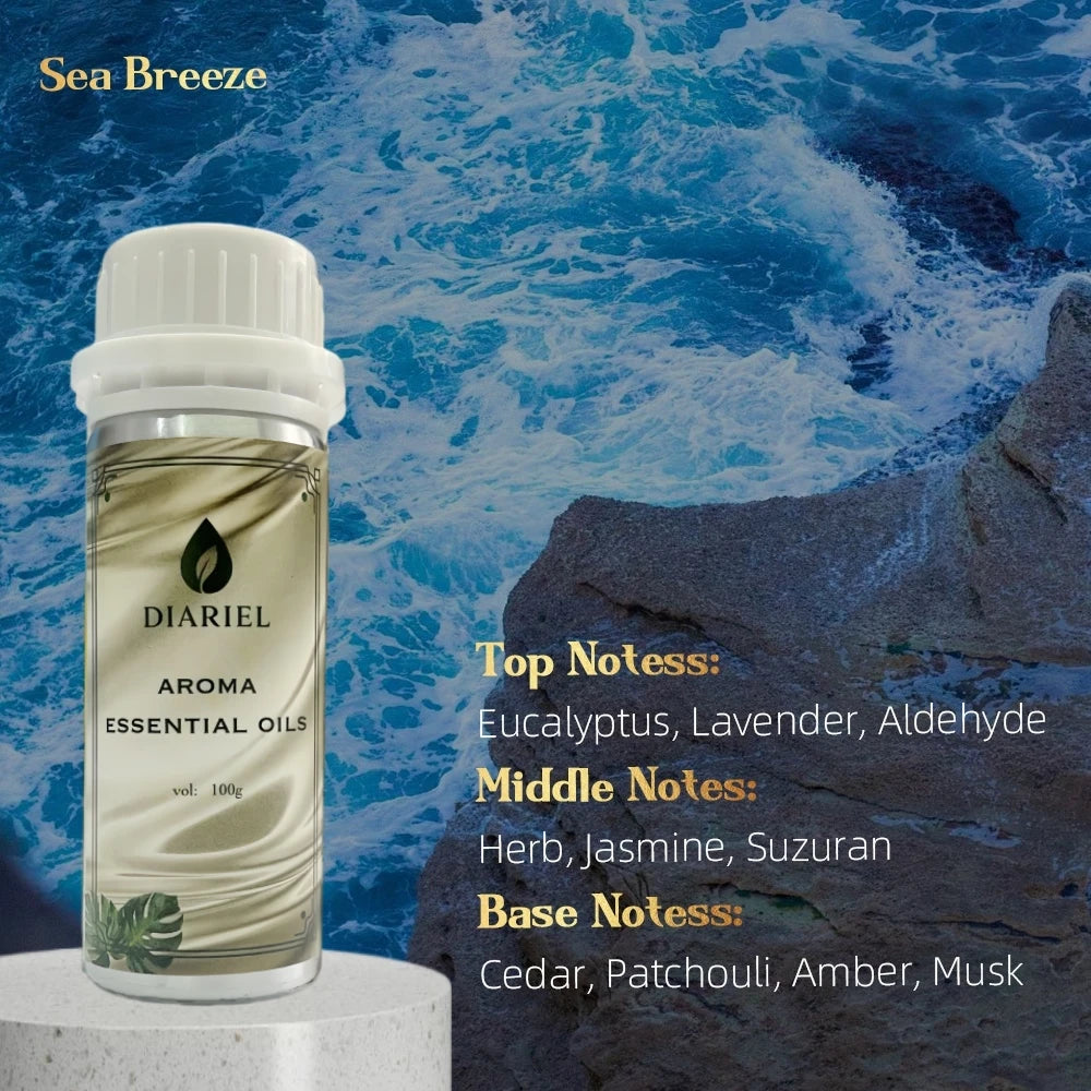 Diaurelle 100ML flower Aromatherapy For Diffuser Hotel Collection Fragrance Oil Pure Nature Plant Extract Aroma Essential Oil