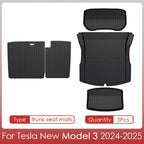 Floor Mats Cargo Liner For Tesla Model 3 2025 Highland Waterproof Anti-slip Trunk Mat TPE Pads Model 3 2024 Highland Accessories
