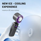 Portable Handheld Turbo Fan 1 199 Speed Rechargeable Personal Fan Ice