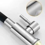 Kitchen Sink Faucet Stainless Steel Single Cooling Faucet Modern Universal Swivel Wash Basin Balcony Splash Proof Faucet