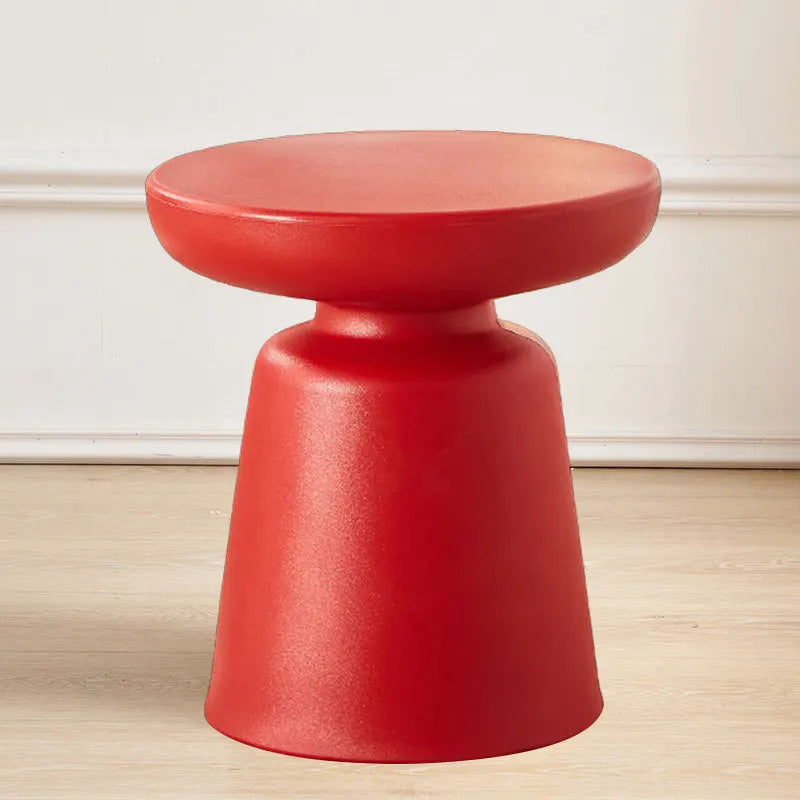 Richome Household Plastic Circular Coffee Table Small Living Room Horse Shaped Side Table Balcony Modern And Simple Coffee Table