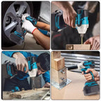 NEW Cordless compact impact wrench, 2300RPM 520N·M brushless motor, lithium-ion drive, suitable for 18V Makita battery