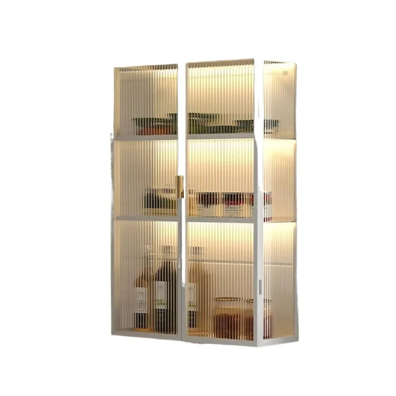 Japanese Acrylic Bathroom Cabinet Wall-mounted Mirror Box Transparent Bathroom Cabinets with Storage Rack Bathroom Furniture