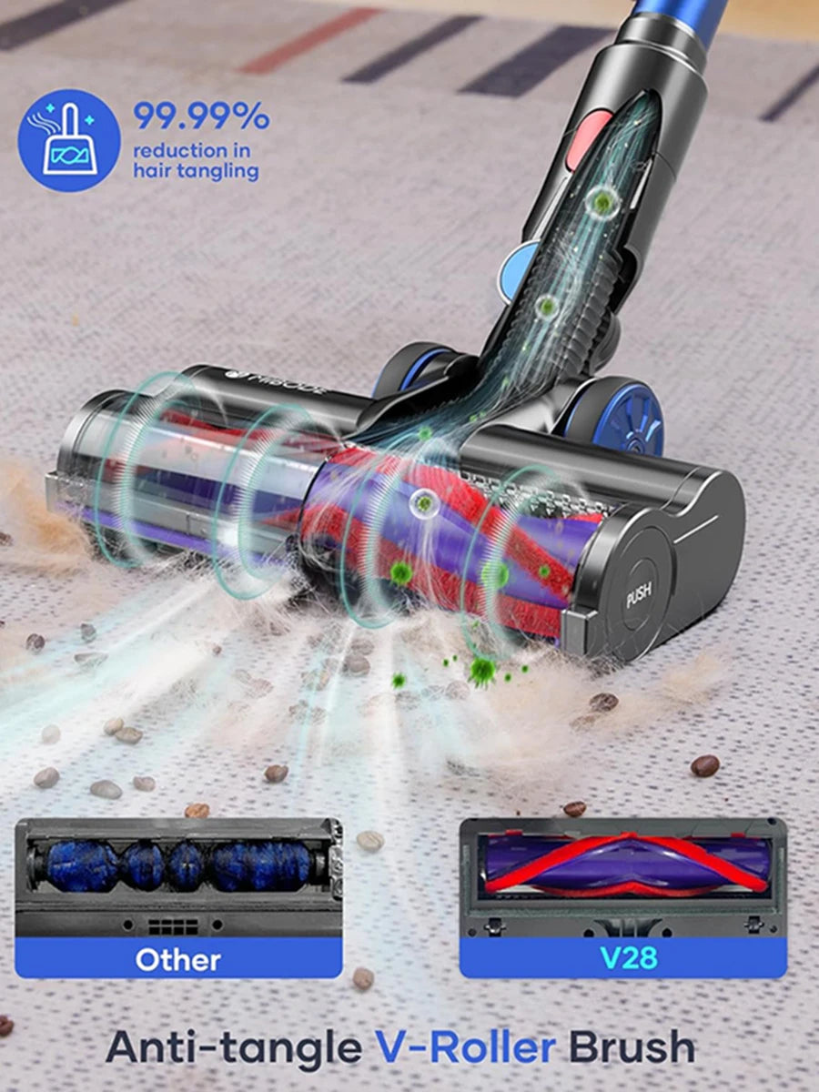 Armo V18 Handheld Vacuum Cleaner 50kPa 550W Power 6 in 1 Cordless Vacuum Cleaner Smart Home LED Display Handheld Sweeper Machine