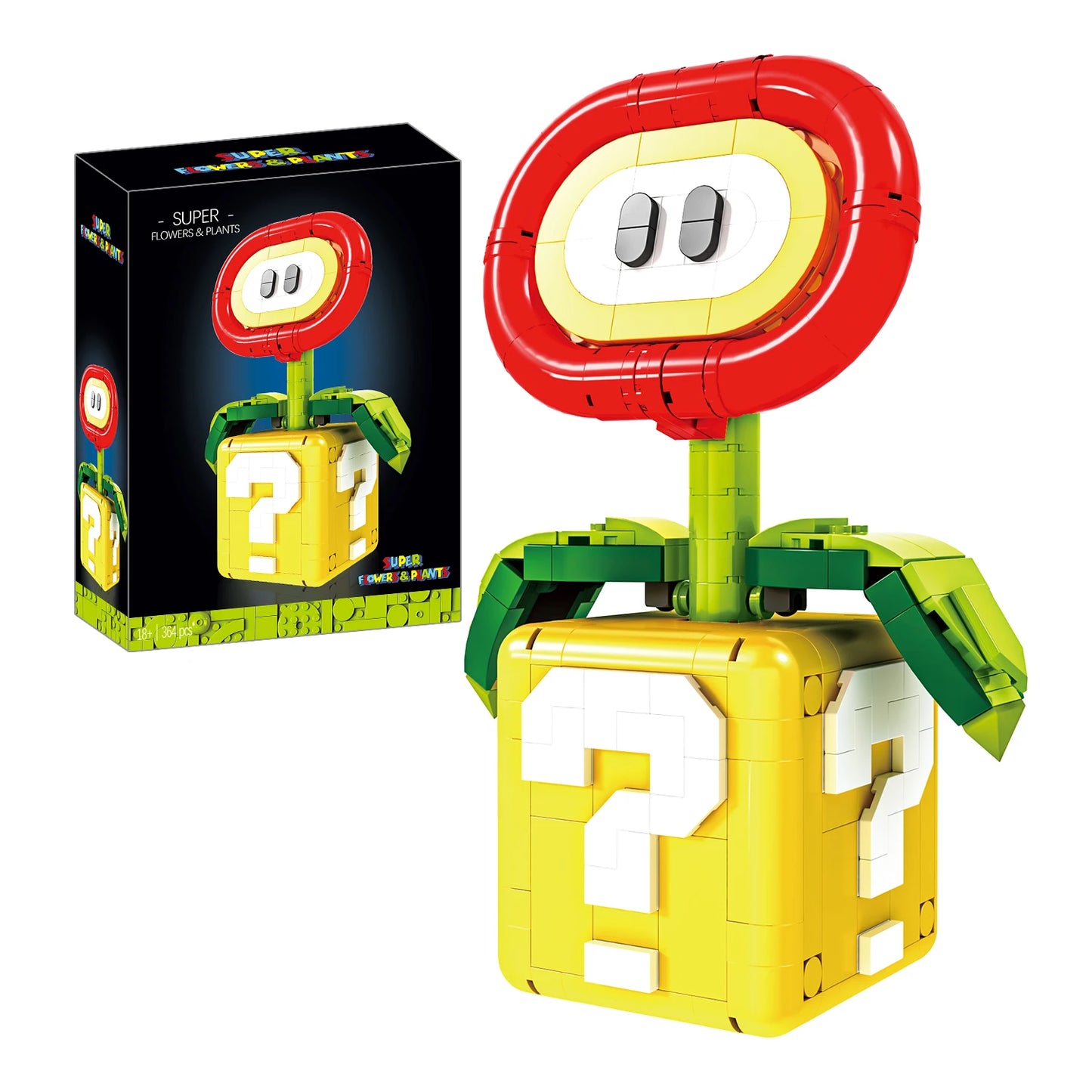 MOC Chomper Plant Flame Flower Building Blocks Set - STEM Creative Toy for Kids & Adults | AlluCanFind