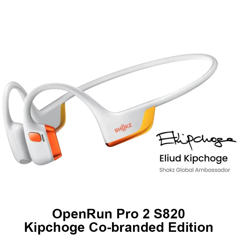 Original SHOKZ OpenRun Pro 2 S820 Bone Conduction Earphone Kipjoge Jointly signed Wireless Bluetooth Waterproof Sports Open Ear