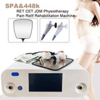 Hot 448Khz Tecar CET RET JDM Pain Relief Physical Therapy Machine Diatermia Body Shaping Fat Reduction Skin Tightening Machine