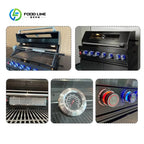 Customized Stainless Steel Outdoor Kitchen Island For Backyard Patio Garden Outdoor Kitchen Cabinet with Complete BBQ Setup