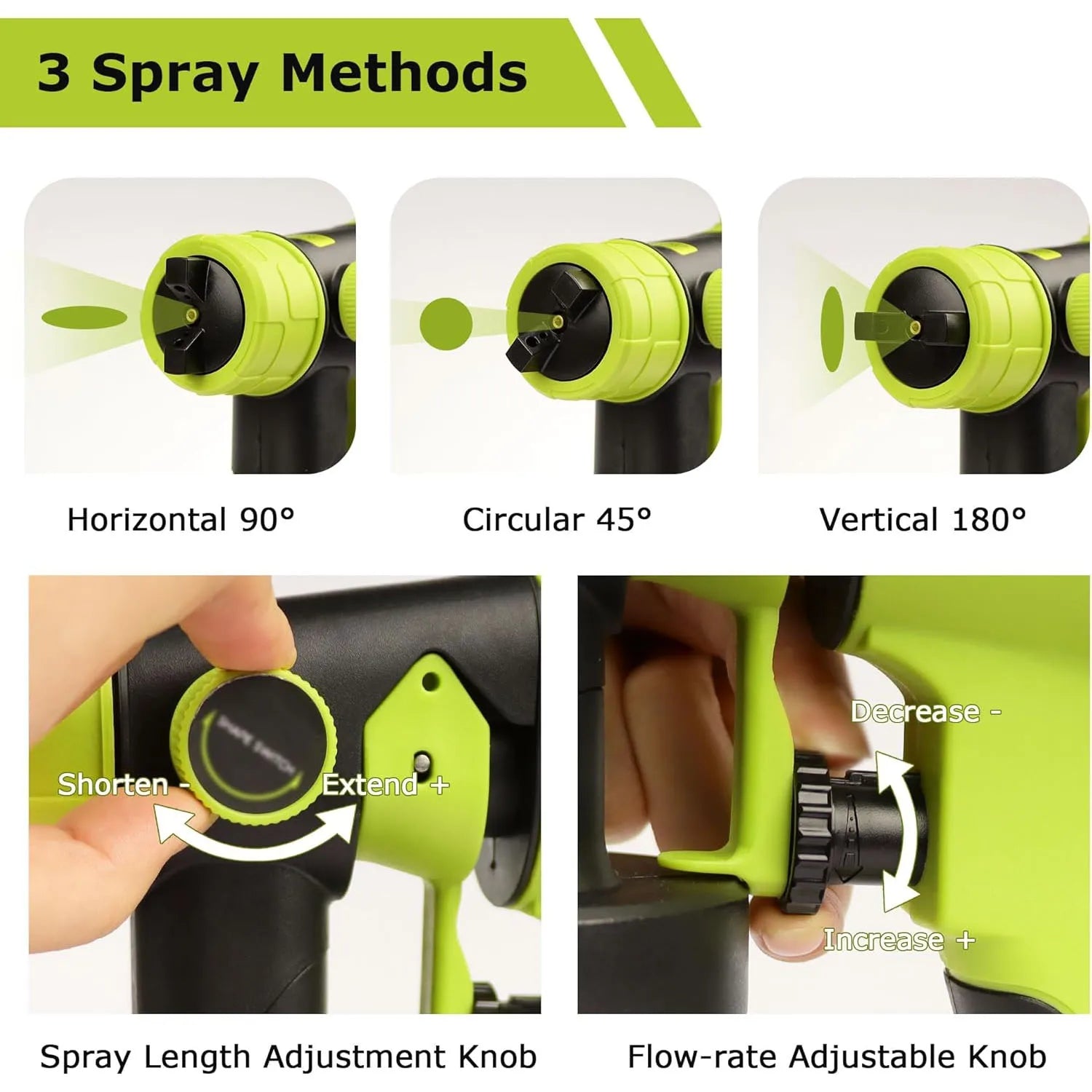 Electric Handheld Paint Sprayers with 1000ML Container, Compatible for Ryobi 18v Battery (NO Battery),for House Furniture, Fence