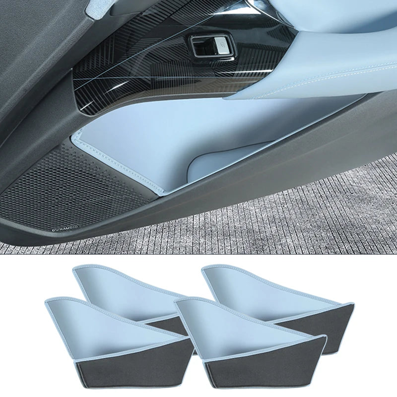 For BYD Seal EV 2022-2023 Door storage pocket, door slot pad anti slip and noise reduction pad interior scratch resistant auto