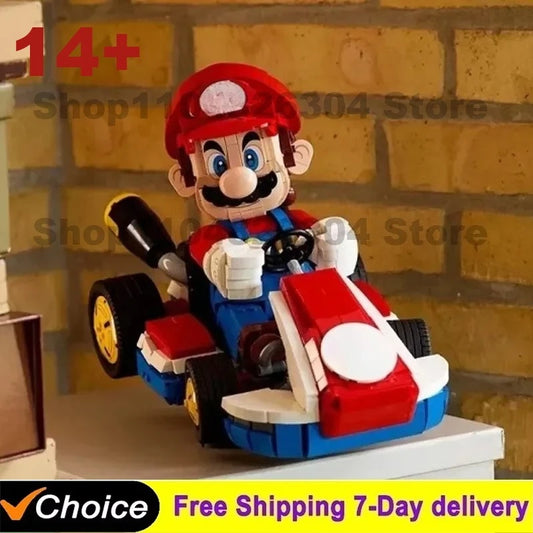 Classic Race Kart Building Blocks - City Assembling Car Toy