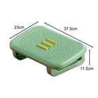 Foot Rest Under Desk Leg Rest with Roller Massage Foot Nursing Stool Foot Stool for Car Computer Desk Women Men Living Room Home