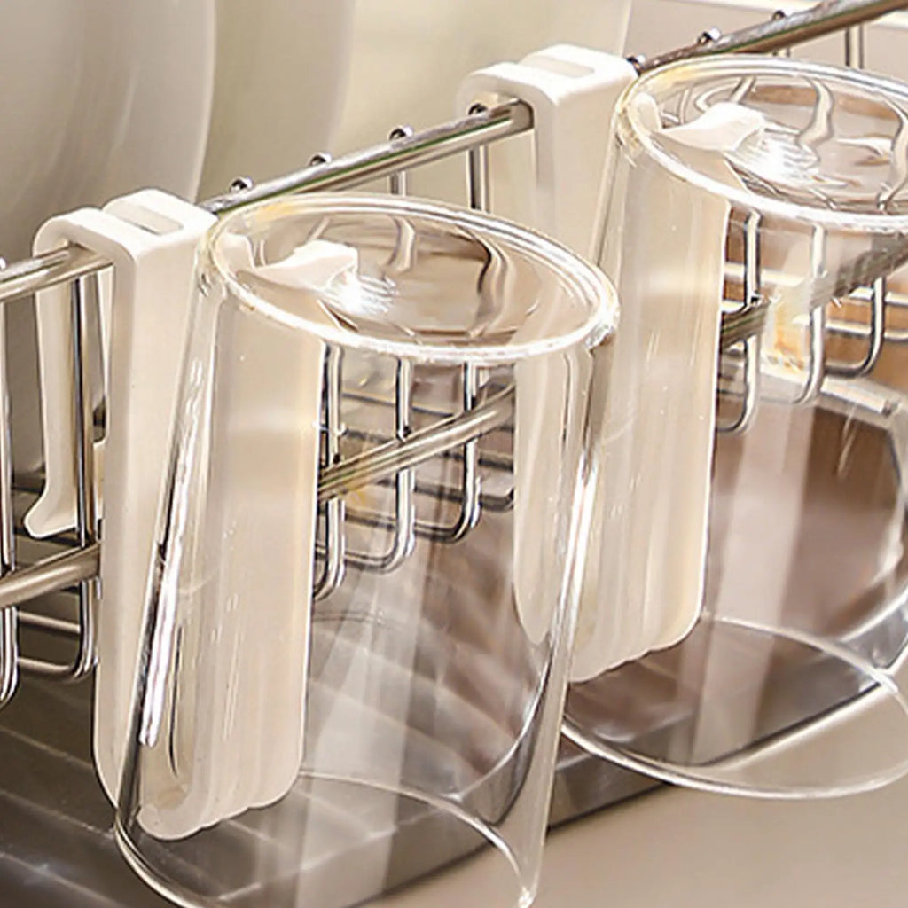Kitchen Utensil Drying Basket Sink Dish Rack Hanging Drainer Expandable Cutlery Drainers For Forks Spoons Chopsticks