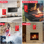 Emergency Fire Blanket Fire Extinguisher Blanket Fire Suppression Fabric Flame Retardant Towel Flame Safety Cloth for Grill Car