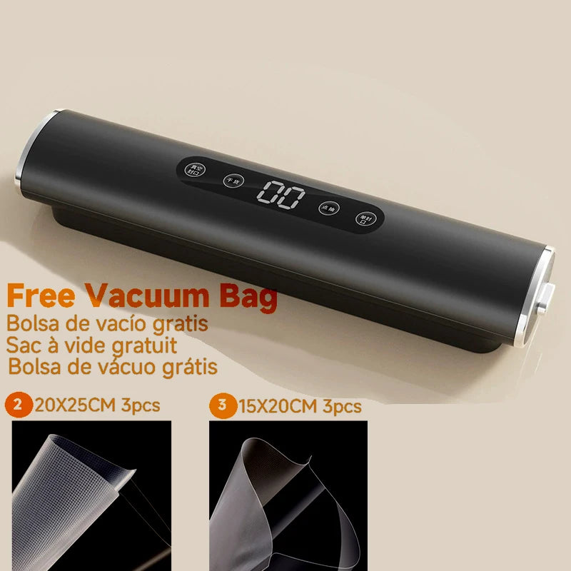 For Food Vacuumor Professional  Vacuum Sealer Machine for Products Kitchen Sealing Machine Cuisine Packaging Plastic Bag Sealant