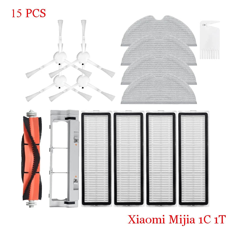 For Xiaomi Mijia 1C STYTJ01ZHM  Robot Vacuum Cleaner Hepa Filter Main Side Brush Mop Cloth Spare Part  Repalcement  Accessories